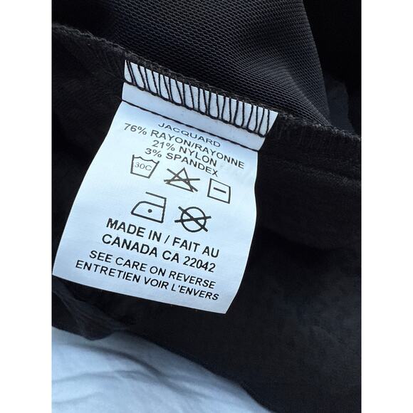 Margaret M Petite Black Jacquard Pants Size Small - Picture 5 of 5